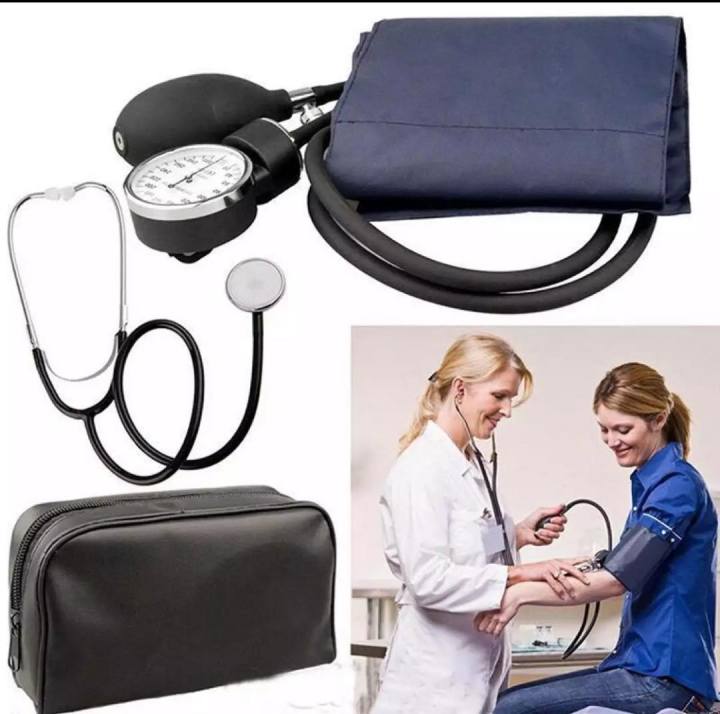 High Quality Sphygmomanometer Blood Pressure Measure Cuff Stethoscope