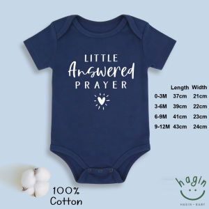 Baby Onesie Stretchy Soft Fabric Newborn Romper Little Answered Prayer Comfortable Infant Outfit