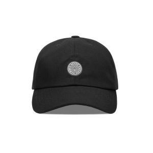 NRDN Clothing Hat Topi CIRCLE BLACK DAD CAP