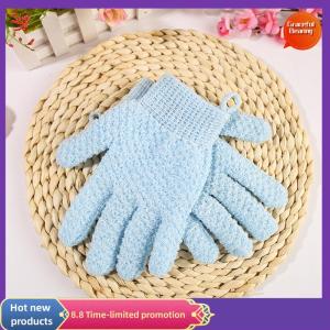 Graceful Bath Gloves Shower Cleaning Bath Glove SPA Foam Rubbing Mud Peeling Exfoliating Gloves Bathing Massage Gloves Bathroom Supplies