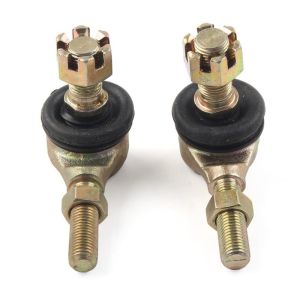 Heavy-Duty 10MM Tie Rod Ends Ball Joints Pair for Dirt Bike Go Kart Scooter ATV Replacement Durable Steering Parts