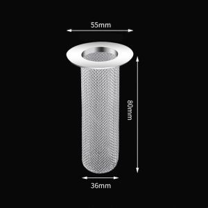 Stainless Steel Floor Drain Filter Mesh Sink Anti-clog Bathtub Hair Catcher Shower Leak Net Strainer Bath Plug Kitchen Tools
