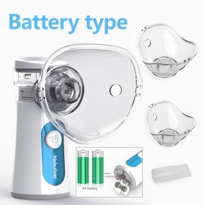 Portable Ultrasonic Nebulizer Mini Handheld Inhaler Respirator Humidifier Kit Health Care Children Home Inhaler Machine Atomizer