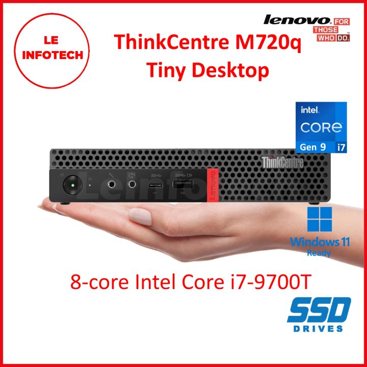 LENOVO ThinkCentre M720q Tiny Desktop 6-cores Intel 8th Gen i7/i5 RAM ...