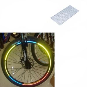 Miếng Dán trang trí vành xe phản quang Decal dán vành xe phát sáng