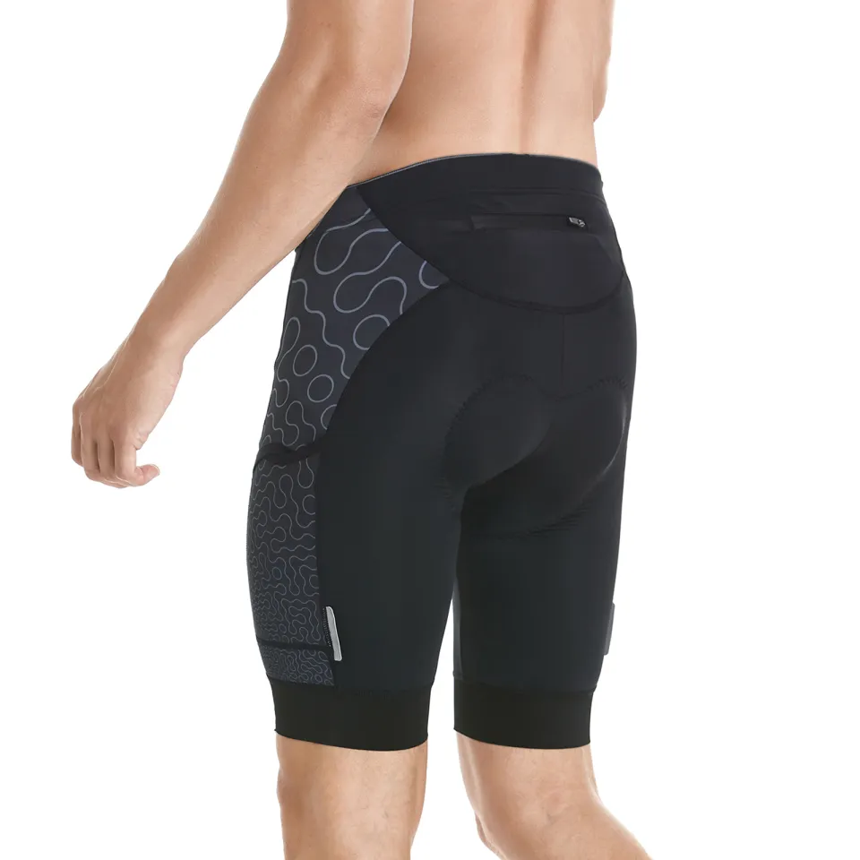 Men Cycling Shorts Padded Bike Shorts with Pockets Breathable Bicycle  Riding Biking Shorts Tights