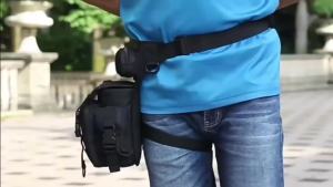 Thể thao ngoài trời túi đeo chân đi xe máy túi đa chức năng di động hình vuông phong cách quân đội giản dị