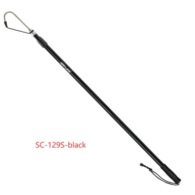 ≮717≯ 4M Telescopic Fishing Gaff with Super Sharp Spear Hook Lightweight Hand Fish Gaff with Soft Rubber Nonslip Handle and Lanyard Fishing Tackle Accessory