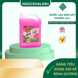 Nước lau sàn Gift Hương LILY can 3.8kg