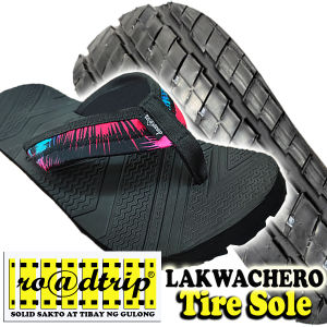 Roadtrip Lakwachero - Marikina made tire sole slippers for men slippers for Boy Marikina sandals flip-flops for men.