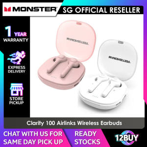 Monster Clarity 100 Airlinks Wireless Earbuds Monster Official Reseller 12BUY.AUDIO Express Delivery