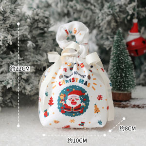 Merry Christmas Eve Apple Packaging Bag Gift Bag Childrens Portable Candy Bag Gift for Children Christmas Decoration