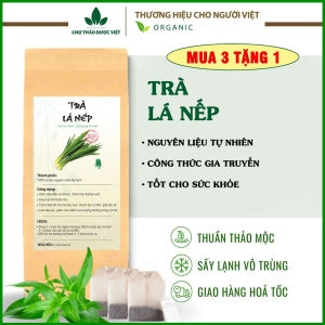 Trà lá nếp túi lọc bịch 30 túi x 3g trà lá dứa đậm vị trà thơm ngon dễ uống - Chợ Thảo Dược Việt
