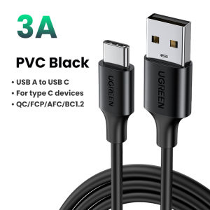 【Buy 1 Get 1 Free】UGREEN USB 3A Type C Fast Charge Cable for Car Play Samsung Xiaomi Huawei Type-C Phone Nintendo Switch Type-C Cable