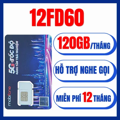 ( XẢ KHO GIÁ GỐC ) Sim 5G Mobifone Không Giới Hạn Dung Lượng Data Full băng thông không nạp tiền hàng tháng 12MXH80Y 12FD60 12F200 12MDT150 6MDT150 12MDT50 MDT350 MDT255 12MFY 12A79 Sim 5G trọn gói 12 tháng . FREESHIP - CHƯA KÍCH HOẠT