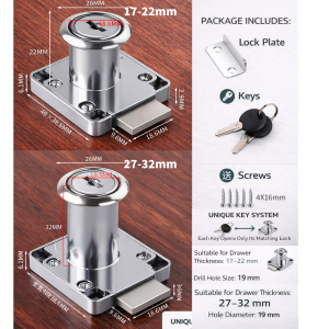 Cabinet Drawer Lock Drawer Cabinet Locker Furniture Office Cabinet Kunci Pintu Loker Locker Kunci Laci Kabinet 抽屉锁 橱柜锁