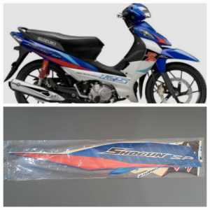 STIKER BODY MOTOR SUZUKI SHOGUN SP 110 2008 FULL SET