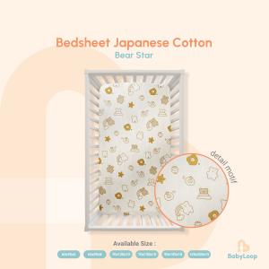 Sprei Katun Jepang - Japanese Cotton Bedsheet Cute - Baby Loop