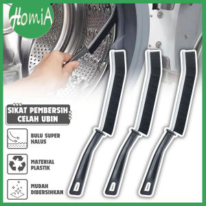 Sikat Pembersih Celah Ubin Gagang Panjang / Gap Cleaning Brush / Alat Gosok Lantai Sudut Kamar Mandi WC Dapur Jendela Kompor Wastafel Toilet / Kuas Debu Kotoran Keramik Multifungsi - HOMIA