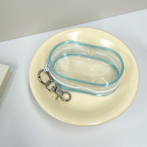 Storage Transparent Bag Out Digital Charger Cable Management Bag Transparent Sunbathing Bag Blind Box Display Storage Bag