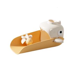 Thân thiện với trẻ em Silicone nhiệt độ vòi nước cho bé cho thấy vòi nước tập tin đính kèm cho an toàn tắm và rửa