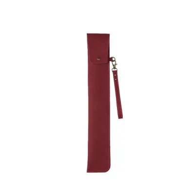 FLECI PU Leather Drum Stick Bag Lightweight High-Quality Drumstick Holder Portable with Detachable Wrist Strap Drumstick Bag For All Drumsticks