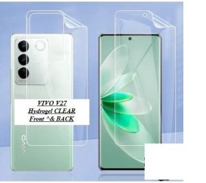 HYDROGEL FULLSET 2in1 VIVO V29 5G V25 V25E V25 PRO ANTI GORES CLEAR BENING PELINDUNG DEPAN LAYAR DAN BELAKANG ANTI JAMUR