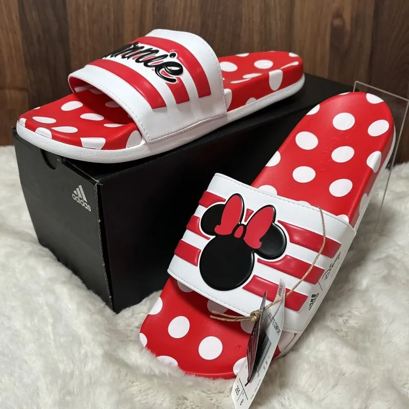 Adidas adilette Comfort Minnie Mouse GW1060 Slides Ray Red/White