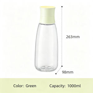 Nordic Style 1000ml Clear Glass Pitcher Large Capacity Cold Water Kettle for Kitchen Daily Use