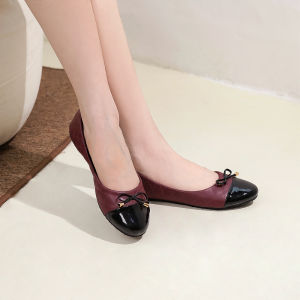 WINOD Tyra Flatshoes Sepatu Model Two Tone Wanita