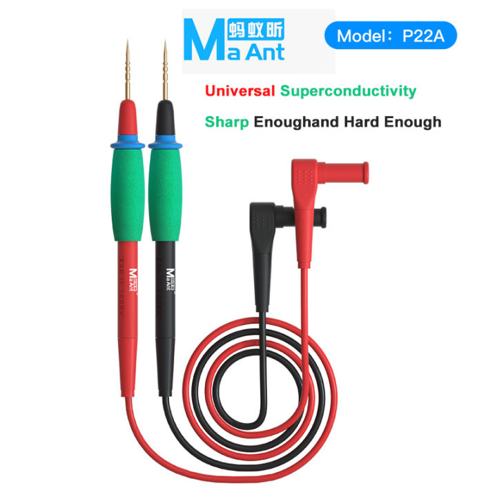 MaAnt 1000V 20A Universal Replaceable Multimeter Test Leads Soft