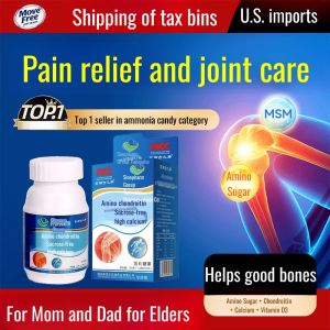 Glucosamine Chondroitin No Sugar High Calcium for All Year Round Adults  Seniors  Active Athletes  Joint Health Support  Pain Relief  High Calcium
