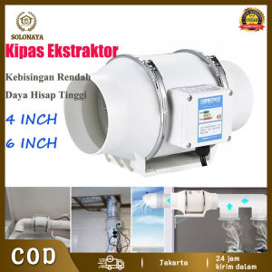 4"6" Kipas Angin Buang Diam Ekstraktor Kipas Saluran Sebaris Blower Blower Ventilasi Ventilasi Pembersihan Saluran Segaris Inline Exhaust Fan 220V Blower Hisap Untuk Kamar Mandi / Dapur - Lazada