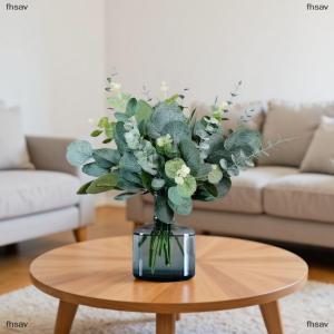 [COD] fhsav ช่อดอกไม้ประดิษฐ์สำหรับเจ้าสาว5ชิ้น เซ็ตพวงหรีดงานแต่งงานโต๊ะรับประทานอาหารกลางบ้านห้องปาร์ตี้ตกแต่ง