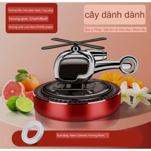Máy Bay Trực Thăng - Máy Khuếch Tán Tặng Kèm Sáp Thơm Khử Mùi Xoay Bằng Năng Lượng Mặt Trời CARLOX