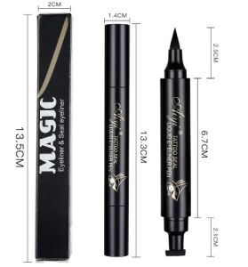 2 In 1 Stamp Eyeliner Pen Double Head Eyeliner Beginner Seal Eyeliner Eye Makeup