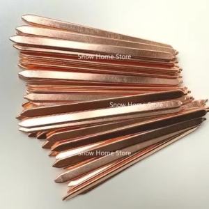Hanson8 1pc 50mm-300mm Pure Copper CPU GPU RAM Heatpipe Tube Laptop Radiator Heating Cooler Flat Heat Pipes Heatsink Notebook Computer 2Z5B1