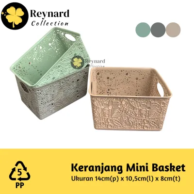 Keranjang Kecil Mini Basket Serbaguna Aesthetic Minimalis Kotak Serbaguna Keranjang Hampers High Quality