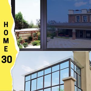 Giấy dán kính chống nắng nóng UV cho cửa kính cửa sổ decal dán kính chống nhìn trộm phòng ngủ phản quang cách nhiệt khổ 1m