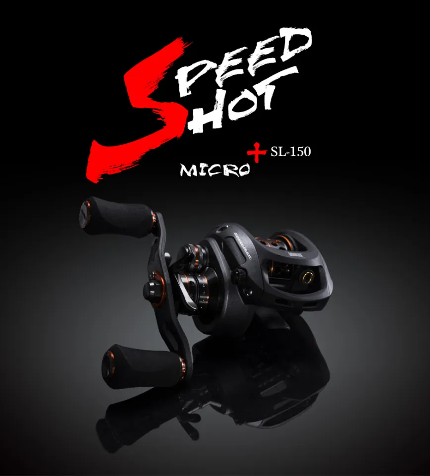 Kingdom Baitcasting Reel SPEED SHOT MICRO New Double spool 6.5:1 High Speed  Baitcasting Reel Ultralight 12+1 BBS Fishing Reels