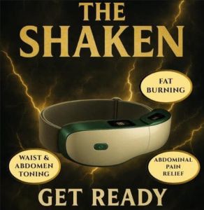 โอลี่ไลฟ์ เครื่องนวด เข็มขัดสลายไขมันอัจฉริยะ ขจัดไขมันหน้าท้อง OlyLife Shaken Massager  ของแท้100%