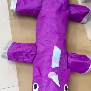 FCChristmas gifts Cat Tunnel Toy Large collapsible cat and dog tunnel toys 6 entrances and exits design unique unicorn shape