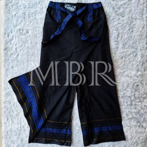 SARUNG CELANA DEWASA HITAM SERIES CELANA SARUNG PRIA MOTIF LIST KEONG EMAS