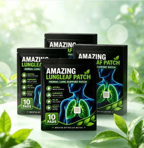 Amazing LungLeaf Patch 10Pads - Aid Lung Function Smooth Breathing & Provide Respiratory Health Support cod