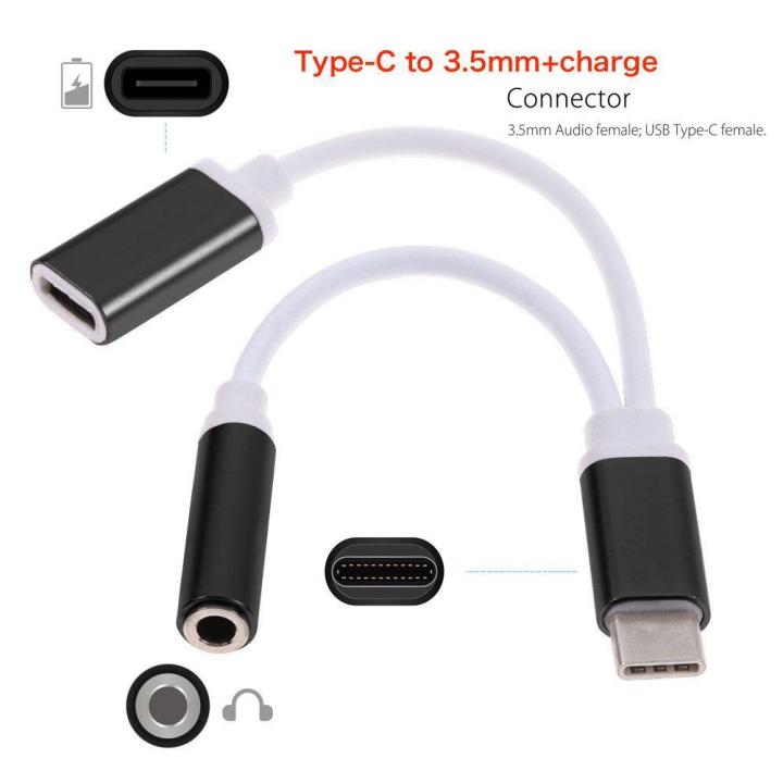 USB Type C to USB Type C Charging Female Port Jack Aux - Main Image