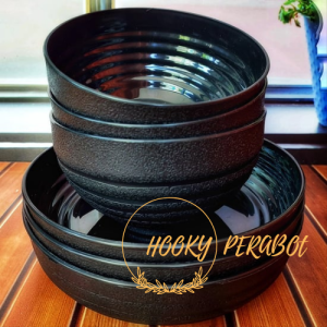 PAKET ISI 12 PCS PIRING DAN MANGKUK TERLARIS TEBAL DAN BERKUALITAS