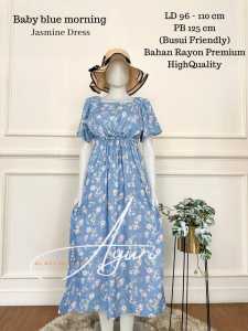 Daster Rayon Jasmine Dress All Size muat S-XXL LD 110cm