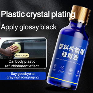 💕Crystal Plating💕Automotive Plastic Parts Crystal Plating Repair Liquid Reducing Agent Fast Repair Darkening Brightening Waterproof Crystal Plating Agent Plastic Parts汽车塑胶件镀晶修复液