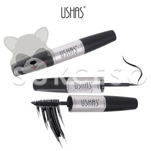 USHAS Mascara & Liquid Eyeliner 2IN1 Waterproof Murah