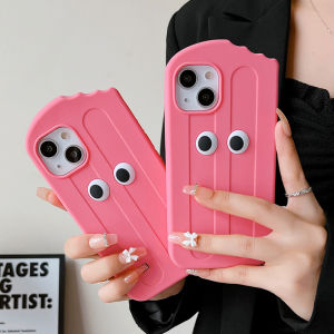 3D ไอศครีมกรณีโทรศัพท์สำหรับ iPhone 14/13/12/11 Pro Max 14/6/6วินาที/7/8บวกซิลิโคนอ่อนนุ่มปกหลังสำหรับ iPhone X XR XS Max กลับเชลล์